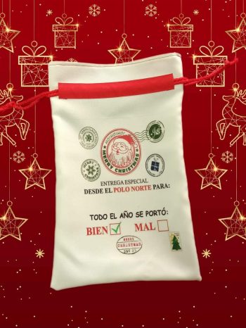 Bolsa Navideña "Entrega Especial desde el Polo Norte" 🎅✨