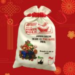 Bolsa Navideña "Entrega Exprés desde el Polo Norte - Mario & Luigi" 🎅🎮